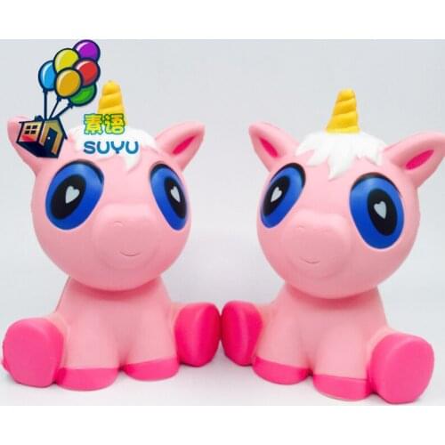 High Quality 8pcs Jumbo Squishy Cute Animal Soft Slow Rising Squeeze Kid Toys Relieve Stress Bauble Mobile Phone Straps