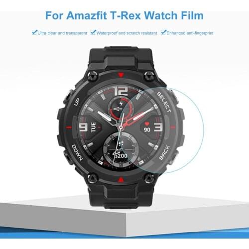TPU Cover For Huami Amazfit T-rex 2pcs Screen Protector HD Full Cover Protective Film Hydrogel Nano Soft Membrane Screen Protect