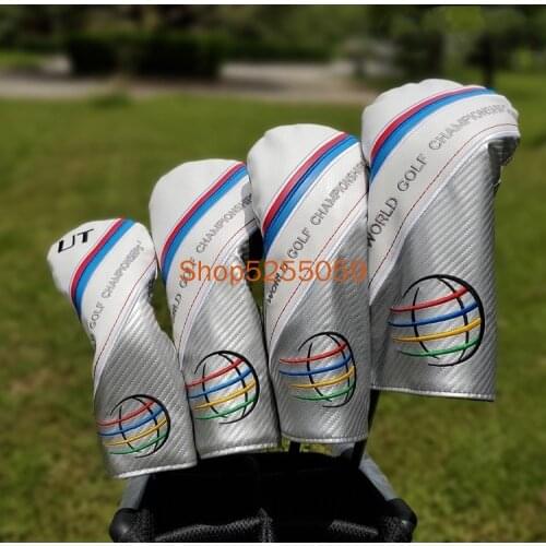 WGC World Championship Golf Club Driver Fairway Wood Hybrid Putter Mallet Putter Head Cover Golf Club Accessories Equipment