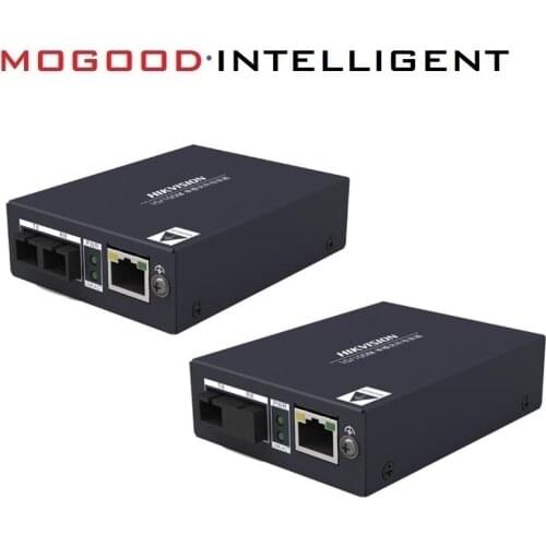 Hikvision Original DS-3D01R-AE DS-3D01T-AE SC Single-mode single-fiber 100M Optical Fiber Transceiver Include Power Supply