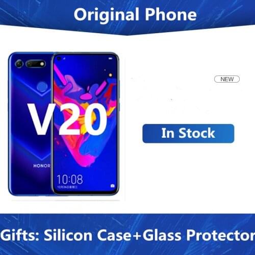 Honor View 20 Honor V20 Mobile Phone Kirin 980 Android 9.0 6.4" Full Screen 48.0MP AI Camera 8GB RAM 256GB ROM Super Charger