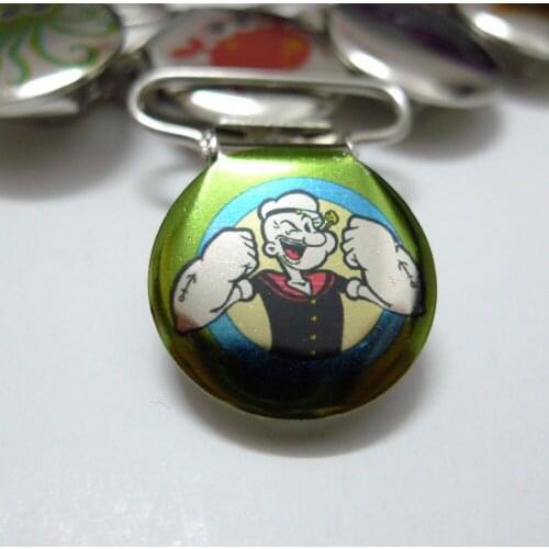 25pcs 1'' 25mm Customized Round Suspender Clips