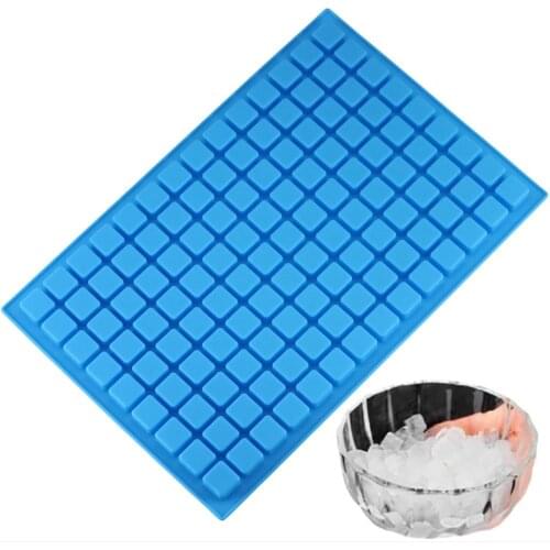 Mujiang 126 Cavity Square Ice Cube Tray Silicone Molds Party Cake Decorating Tools Chocolate Candy Jelly Mold Kitchen Baking
