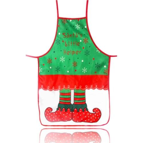 Christmas Kitchen Aprons for Woman Xmas Decoration Aprons for Adults Women Men Dinner Party Cooking Apron Baking Accessories