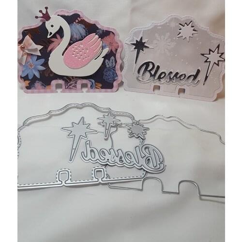 Memorydex Card Blessed Metal Cutting Dies Stencil For Scrapbooking Album Photo Paper Cards Crafts Handmade New 2019 Die Cut