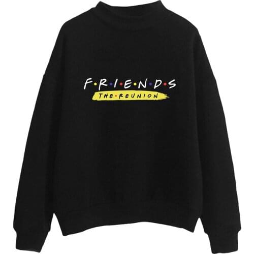 Friends: The Reunion Tracksuit Unisex Turtleneck Sweatshirt Women Men Outwear Harajuku Streetwear Tv Series Custom Made Clothes