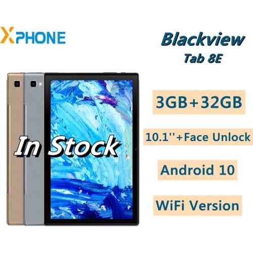 Blackview Tab 8E WiFi Version Tablet 10.1'' 3GB 32GB 13MP Rear Camera 6580mAh Support WiFi Bluetooth TF Card Tablet