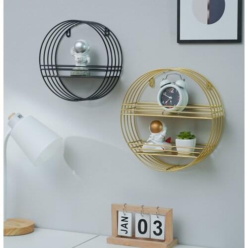 Shelf Wall Shelves Rejilla Decorativa Metalica For Etagere Mural Decor Floating Repisas Y Estantes Dormitorio Metal Wood