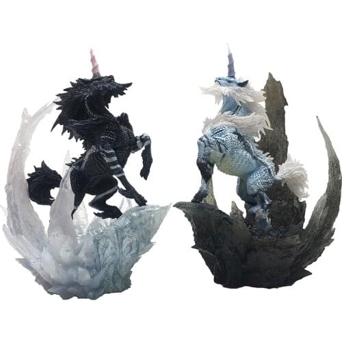 Japan Monster Hunter World Game Model 2018 New Figures Action Dragon Model Kirin Unicorn Collectible Monster Christmas Gift
