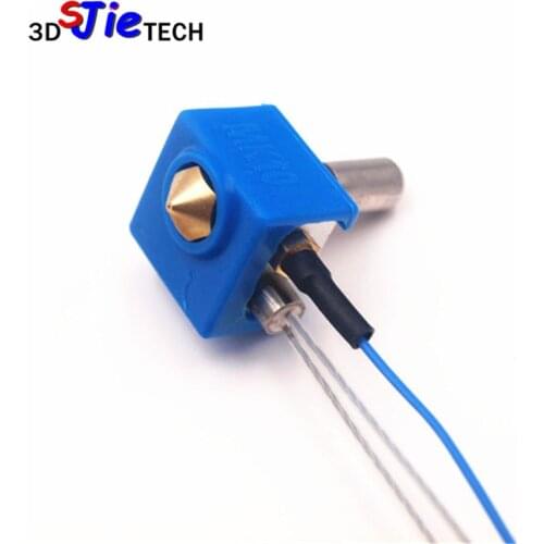 Replacement MK10 hotend extruder kit 1.75mm with silicone sock for Flashforge Dreamer/Creator Pro 3D printer spare parts