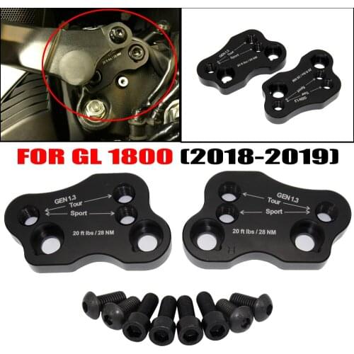 Handlebar riser clamp for Honda Goldwing 1800 GL1800 Handlebar lifter 2018-2019 Motorcycle handlebar adjustment