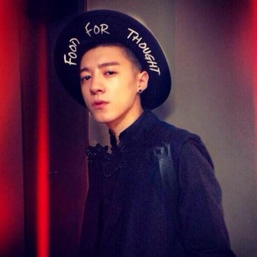 Women Fedora Hats Casual Gothic Retro Cheap Vintage Wool Blends Flat Unisex Letter Print Korean Style Female Fashion Hats