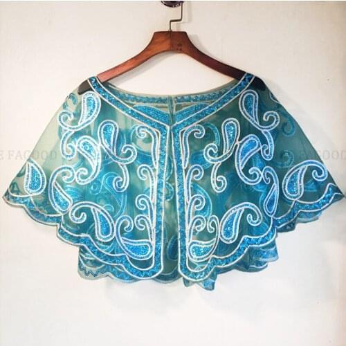 Women Beaded 1920s Gatsby Shawl Sequin Vintage Bolero Flapper Evening WrapsFlapper Cover Up Black/White/Gold/Silver/Purple/Pink