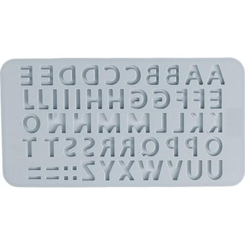 1PC Capital Letters Fondant Silicone Mold Craft Chocolate Baking Mould Cake Decorating Kitchen Pastry Tool