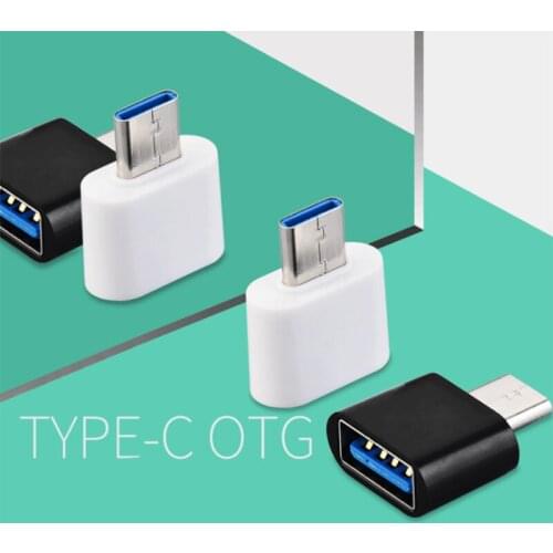 2PCS Universal Usb To Type C Adapter For Android Mobile Mini Type-C Jack Splitter smartphone USB C Connectors OTG Converter