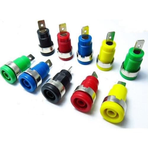 20pcs/lot 4mm Banana Jack Terminal Panel Socket Terminals Test Instrumentation