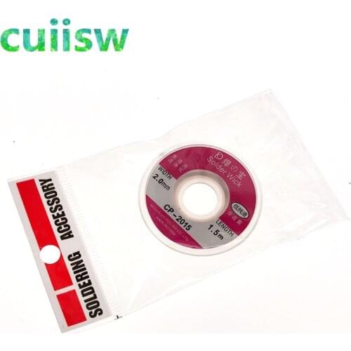 5pcs CP-2015 2.0mm Desoldering Braid Soldering Remover Wick Accessory 0.75m High Quality
