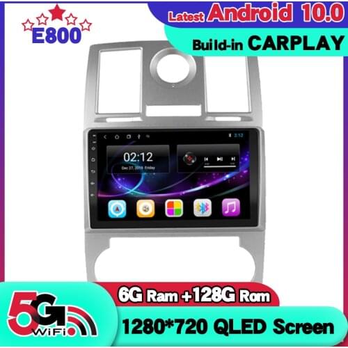 6GB Ram 128GB Rom Car Radio For Chrysler Aspen 300C GPS NAVIGATION Android 10 Multimedia Player Autoradio Stereo