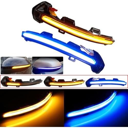 Flowing Water Dynamic LED Turn Signal Light Side Mirror Indicator Sequential Blinker For VW Passat B8 2015-2018 Arteon 2016-2017