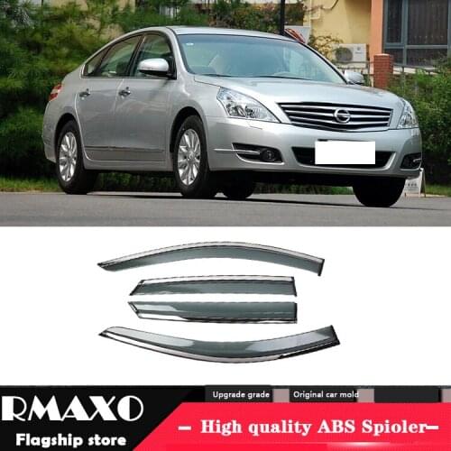 For Nissan Teana Altima 2008-2012 Plastic Window Visor Vent Shades Sun Rain Deflector Guard 4PCS/SET