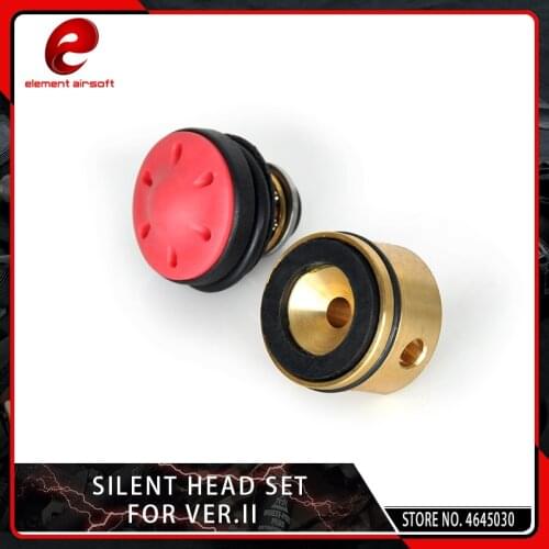 Element 2PCS Gear Silent Bearing Piston Cylinder Head for For M4 Series Airsoft AEG Hunting Accessories GB0809