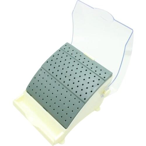 Dental 142 Holes Tooth Bur Block Holder Autoclave Sterilizer Case Disinfection Box New Holds /Holder Station+Pull Out Drawer