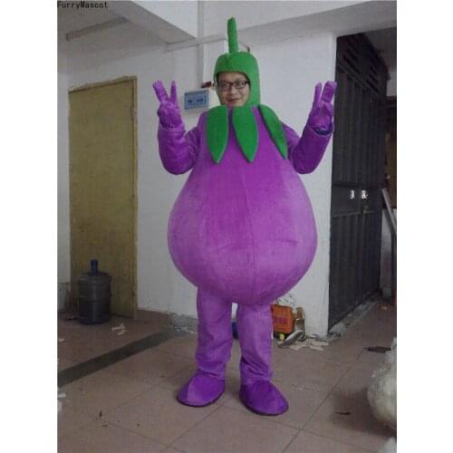 Eggplant Mascot Costume Suits Cosplay Party Game Dress Outfits Clothing Advertising Carnival Halloween Christmas Easter Adult