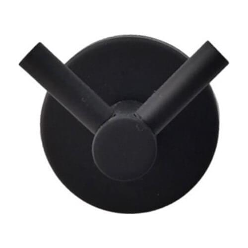 Bay Bathroom Begonia 2'li Robe Hook Black