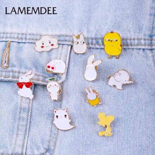 LAMEMDEE Bird Brooches For Clothes
