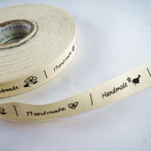 5/8'' 16mm 100% Printed Cotton Ribbon DIY Label Handmade Sewing & Packing Accessories 5yards Y117