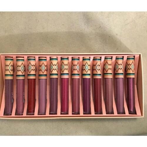 2018 Hot Makeup Matte Lipsticks 12 colors Lipstick Don't Rub off Lip Gloss Matte Natural Long Lasting Liquid lipstick