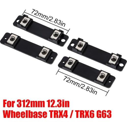 Magnetic Body Mount Bracket for 312mm Wheelbase TRX4 TRX6 G63 Climbing RC Model Car Shell Upgrade Parts