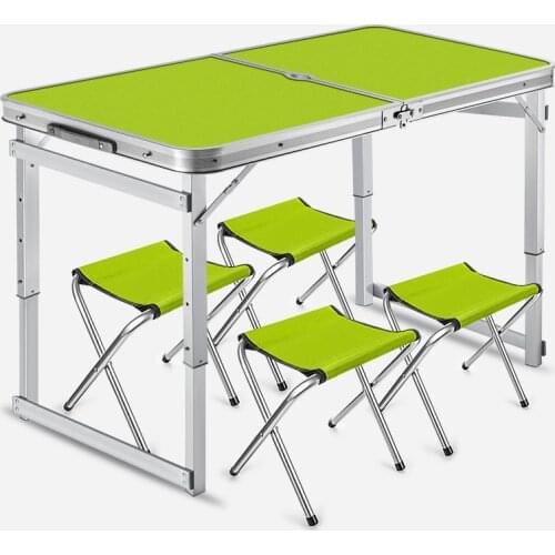 Minimalism Light and Stable Table Portable Outdoor Aluminum Alloy Portable Folding Camping Table Foldable Picnic Table Set