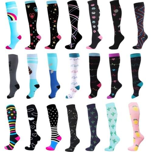 Running Men Women Compression Socks Socks Sports Outdoor Hiking Climbing Football Socks Varicose Veins Nursing Stockings