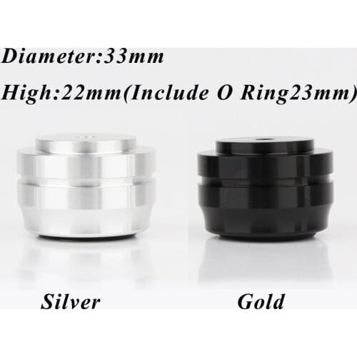 4PCS 33*22mm Feet Speaker Aluminum Alloy Amplifier Stand Spikes DISCS Turntable CD Player Computer DAC Machine Base Feet