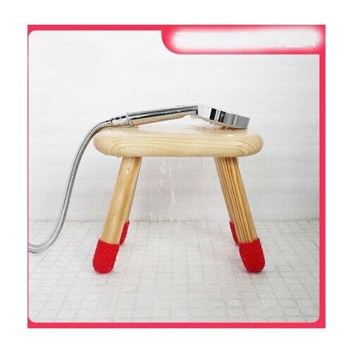 Portable stool living room household childrens solid wood shoes easy to change low stool small and cute to carry Decomposable