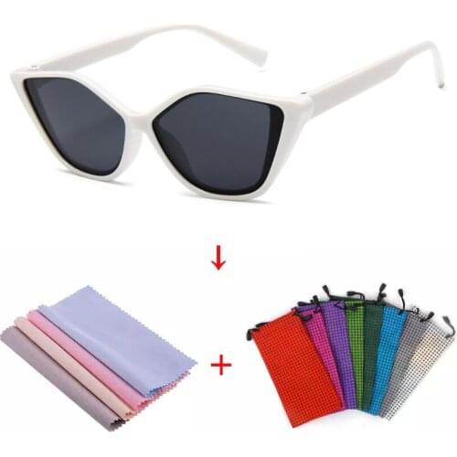 Sunglasses Women Trending Fashion Rhombus Cat Eye Glasses Vintage Mercury Lenses Luxury Designer Men Driving Eyeglasses Vendors