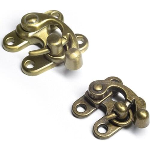 Spot wooden box wine box lock, buckle horn lock hasp gift box lock, luggage lock buckle lock