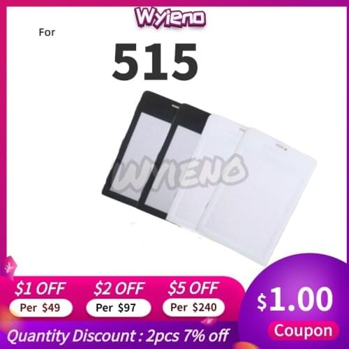 Wyieno N515 Outer Glass Screen For Nokia 515 Glass Lens Front Panel with adhesive ( Not touch screen Sensor) ; 10pcs/lot