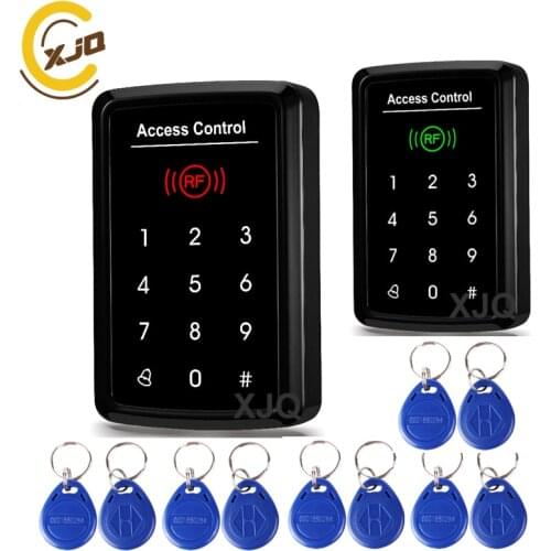 XJQ High Quality 1000 Cards capacity Touch Screen RFID Card Door Access Control keypad with white backlight GB-AC2000