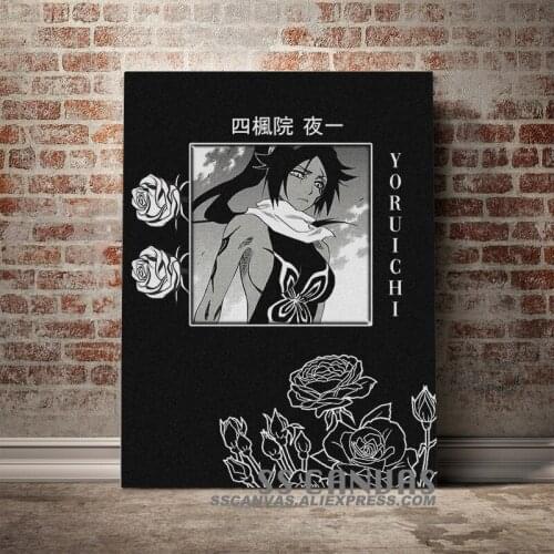 Yoruichi Shihouin Bleach Anime Canvas Painting Decor Wall Art Pictures Bedroom Study Home Living Room Decoration Prints Poster