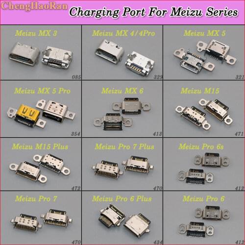 ChengHaoRan micro usb jack charging port connector for Meizu series MX 1 2 3 4 4Pro 5 5pro 6 M15/Plus Pro 7 plus Pro 6/6s/6plus