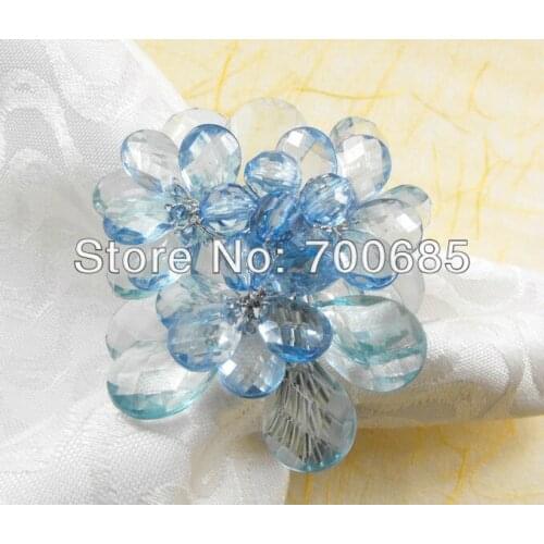 Crystal napkin rings for weddings napkin ring holder and party decoration napkin ring