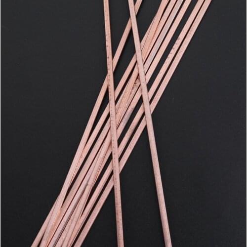 10pcs Low Temperature Flat Soldering Rods For Welding Brazing Repair 3x1.3x400mm R7UB