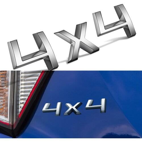 4X4 Sticker For SKODA SUPERB OCTAVIA YETI FABIA RAPID KODIAQ KAMIQ SCALA Car Styling 4X4 Trunk Sticker Auto Tuning Accessories