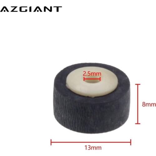 5pcs 13x8x2.5mm Card Seat Audio Belt Pulley Tape Recorder stereo Wheel cassette deck pressure rubber tape player pinch roller