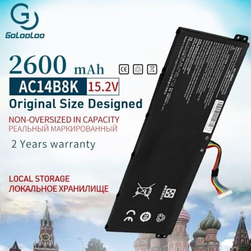 Golooloo AC14B8K Laptop Battery for Acer Aspire E3-111 E3-721 E5-771 R3-131T R7-371T V3-111 TravelMate B115-M P236-M B115-MP