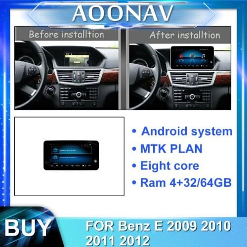 2din android car radio for-Benz E 2009 2010 2011 2012 autoradio stereo multimedia player touch screen GPS navigation head unit