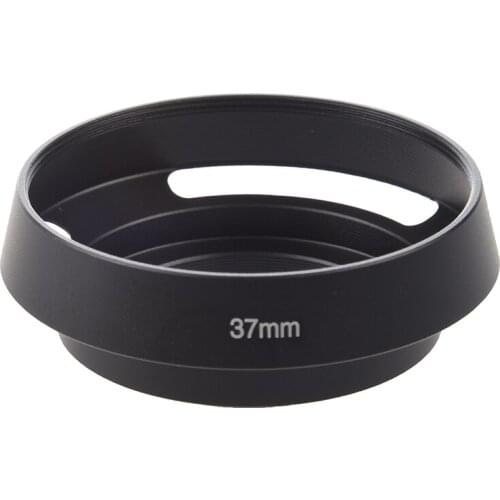 Black Screw Mount 37mm Metal Hood for Leica Summinin Elmar Lens