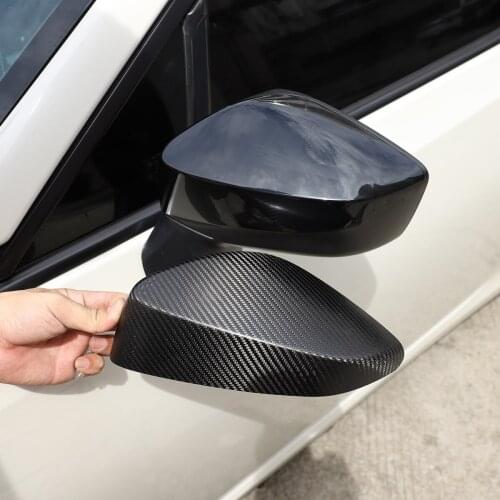 For 2012-2020 Subaru BRZ/Toyota 86 Real Carbon Fiber Rearview Mirror Decorative Cover Sticker Exterior Accessories